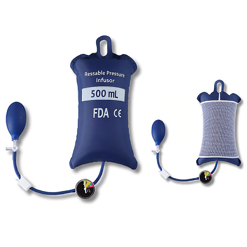 Infusystem Backpack InfuSure® Reusable IV Pressure Infusion Bags with Plastic Manometer ...