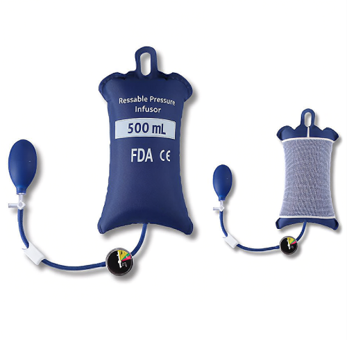 InfuSure® Reusable IV Pressure Infusion Bags with Plastic Manometer | Model RlB-PM