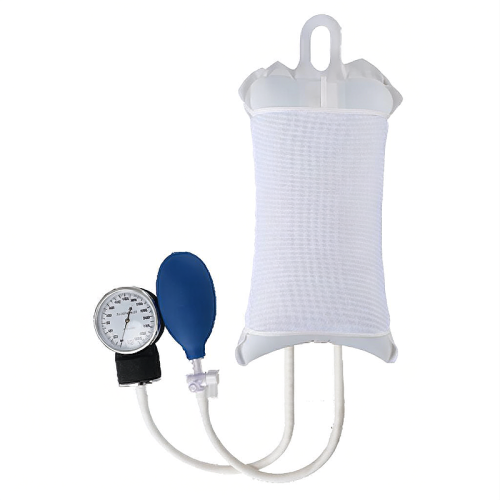 InfuSure®  Disposable IV Pressure Infusion Bags with Metal Manometer | Model DlB-MM-D