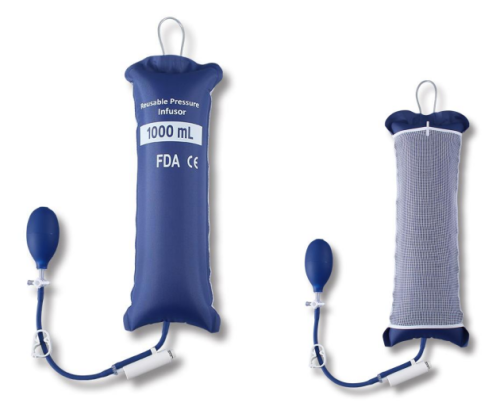 InfuSure®  Reusable IV Pressure Infusion Bags with Plastic Manometer | Model GRlB-PM