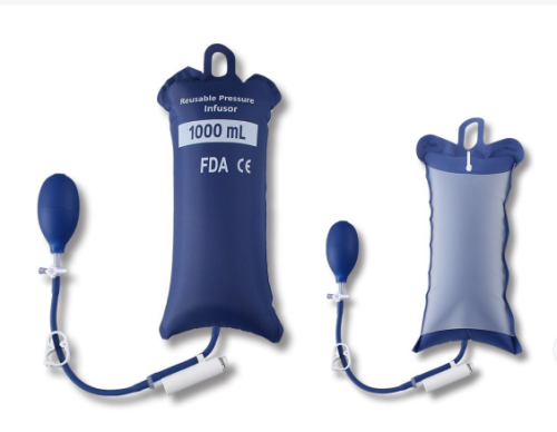 InfuSure®  Reusable IV Pressure Infusion Bags with Piston Gauge | Model TRlB-P