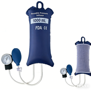 InfuSure®  Reusable IV Pressure Infusion Bags with Metal Manometer | Model RlB-MM-D