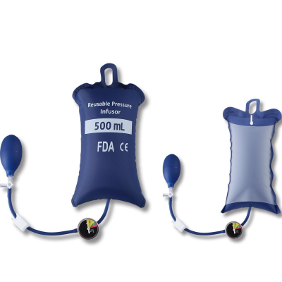 InfuSure®  Reusable IV Pressure Infusion Bags with Plastic Manometer | Model TRlB-PM