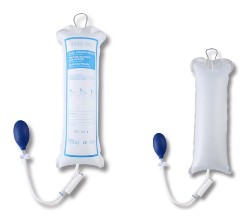 InfuSure® Disposable IV Pressure Infusion Bags with Piston Gauge | Model GTDlB-P