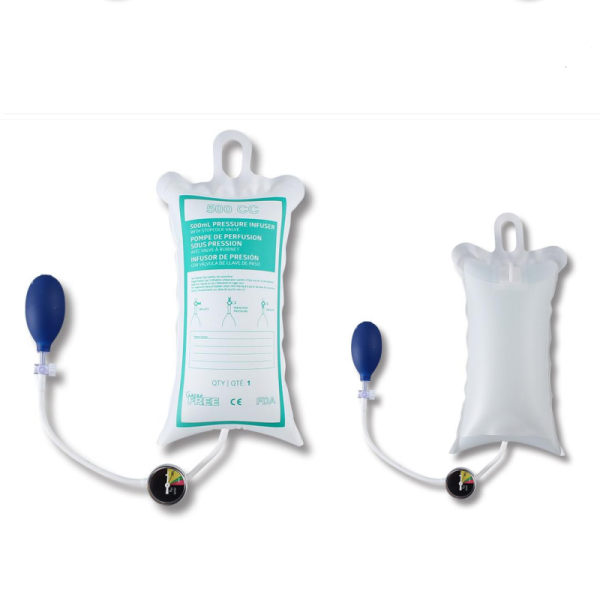 InfuSure® Disposable IV Pressure Infusion Bags with Plastic Manometer | Model TDlB-PM