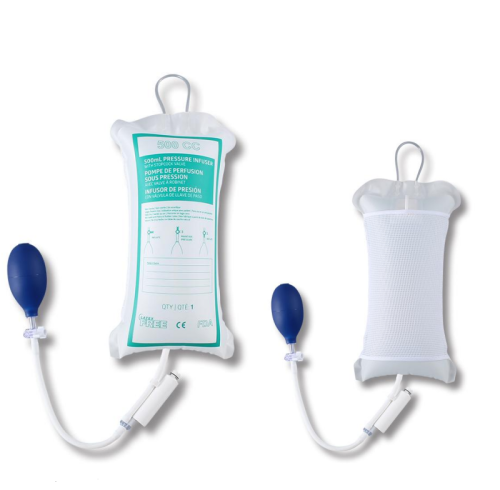 InfuSure® Disposable IV Pressure Infusion Bags with Piston Gauge | Model GDlB-P