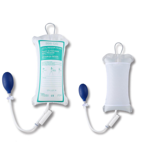 InfuSure® Disposable IV Pressure Infusion Bags with Piston Gauge | Model GDlB-P