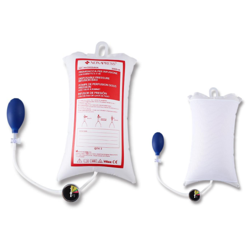 InfuSure®  Disposable IV Pressure Infusion Bags with Plastic Manometer | Model DlB-PM