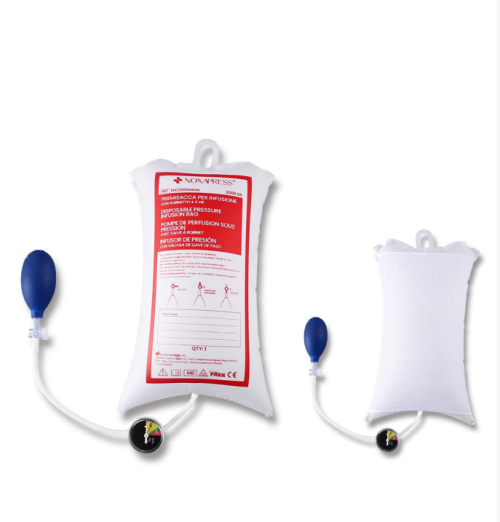 InfuSure®  Disposable IV Pressure Infusion Bags with Piston Gauge | Model DlB-P