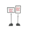 JK-3E Versatile Commercial Display Sign Stand | Adjustable Frame Display Stand and Metal Sign Holder