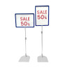 JK-3E Versatile Commercial Display Sign Stand | Adjustable Frame Display Stand and Metal Sign Holder