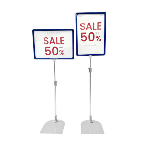 JK-3E Versatile Commercial Display Sign Stand | Adjustable Frame Display Stand and Metal Sign Holder