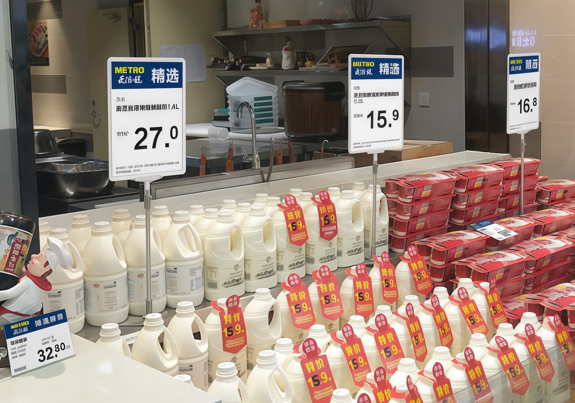 Sign holder usage scenario