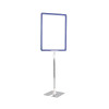 JK-4E Adjustable Height Floor Standing Sign Holder with U-Shaped Base for Promotional Displays