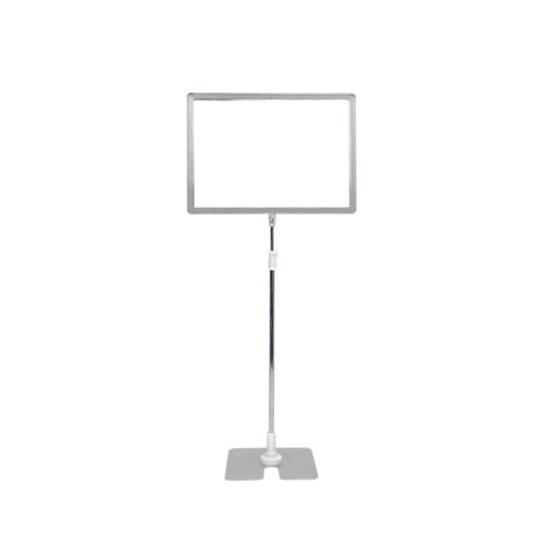 JK-4E Adjustable Height Floor Standing Sign Holder with U-Shaped Base for Promotional Displays