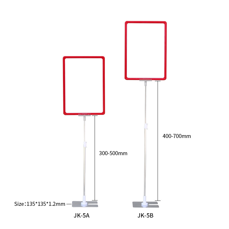 Sign Holder Stand Size