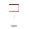 JK-6 Adjustable Height Metal Floor-standing Sign Stand Vertical/Horizontal Sign Holder