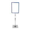 JK-6 Adjustable Height Metal Floor-standing Sign Stand Vertical/Horizontal Sign Holder