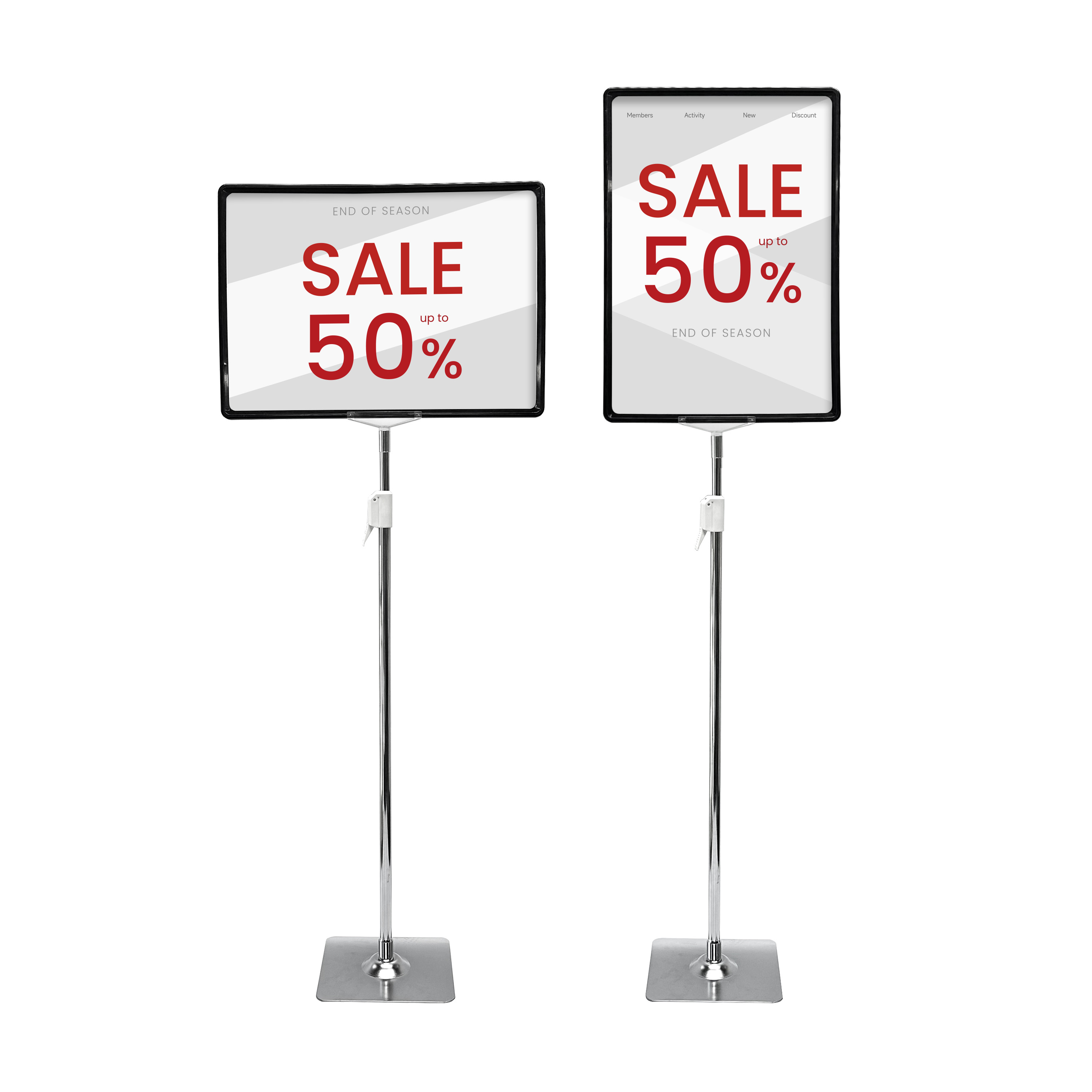 Sign Holder Stand Usage Scenario