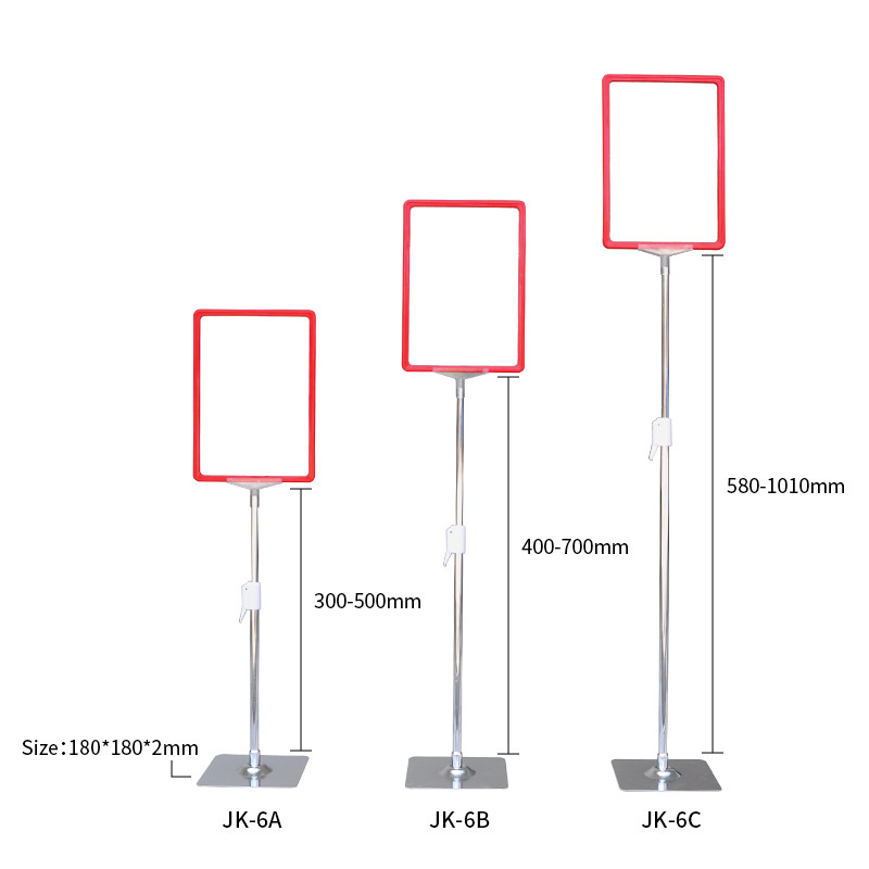 Sign Holder Stand Size