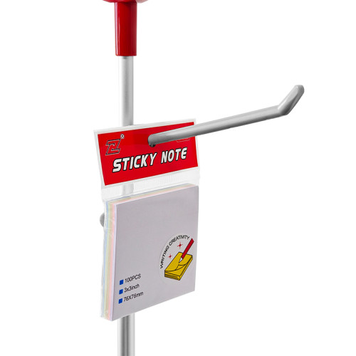 JK-3X Retail Merchandise Hook for Advertising Frame Display Stand, Adjustable Product Hanger