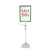 JK-3X Retail Merchandise Hook for Advertising Frame Display Stand, Adjustable Product Hanger