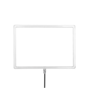 JK-10A Adjustable Height Floor Stand Sign Holder with Stable Base for Commercial, Retail