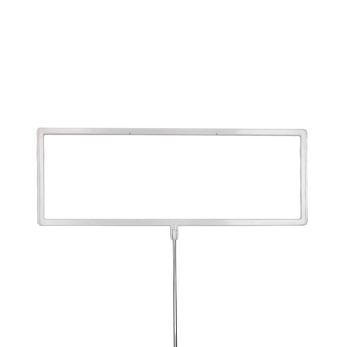 JK-10B Adjustable Height Floor Stand Sign Holder with Stable Base for Retail