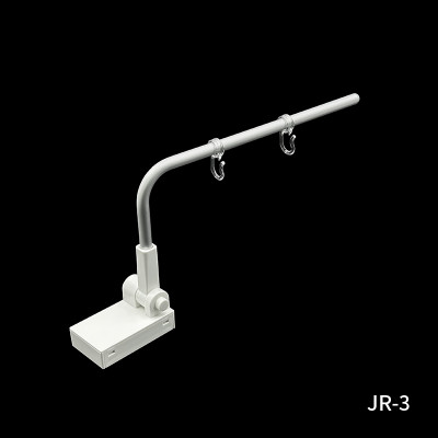 JR-3 L Shape Shelf Display Magnetic Poster Holder with Hooks