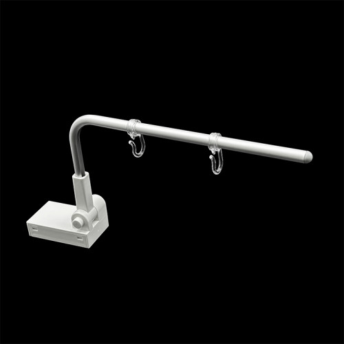 JR-3 L Shape Shelf Display Magnetic Poster Holder with Hooks