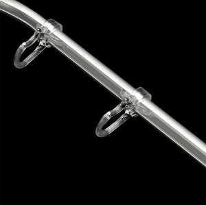 JR-3 L Shape Shelf Display Magnetic Poster Holder with Hooks