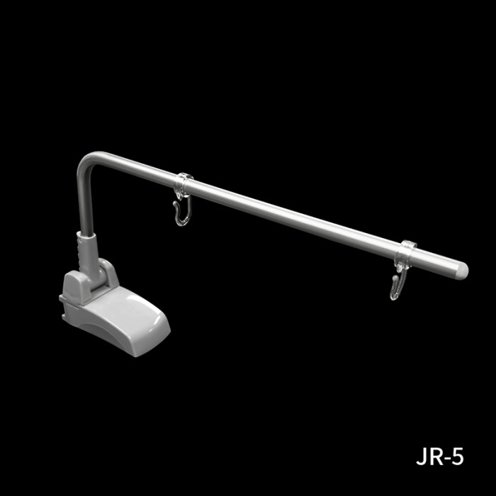 JR-5 L Shape Shelf Display Magnetic Poster Holder with Hooks