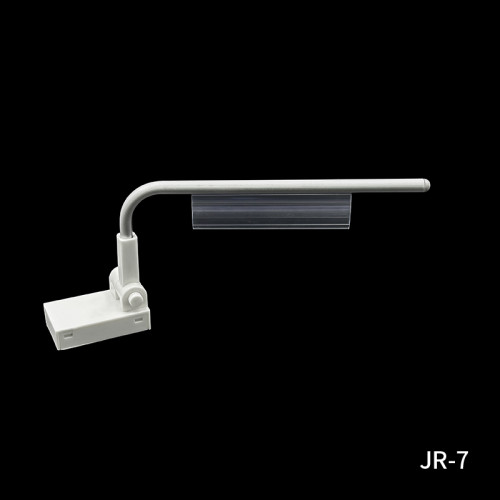 JR-7 L Shape Shelf Display Magnetic Poster Holder with Hooks