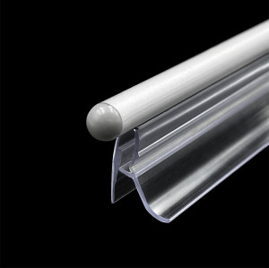 JR-7 L Shape Shelf Display Magnetic Poster Holder with Hooks