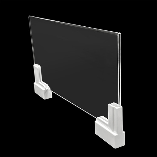 JR-9 Advertising Magnetic Base L Shaped Foam Board Sign Holder Poster Holder with PVC Strip