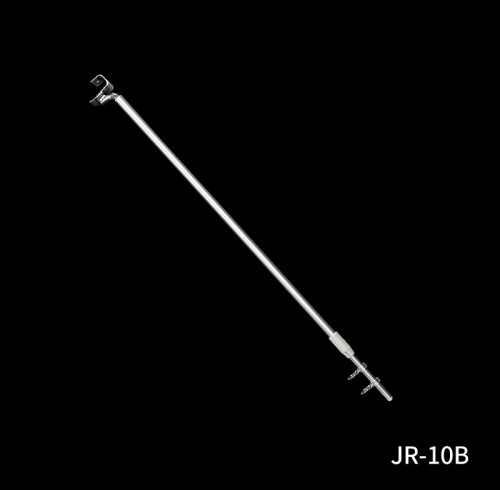 JR-10B Adjustable Length Shelf Banner Holder with Hooks