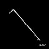 JR-10C Adjustable Length Shelf Banner Holder with Hooks for Banner Display