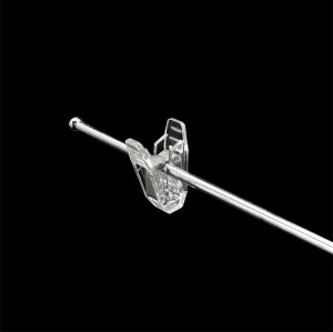 JR-11 Magnetic Hanging Poster Clip Stand Poster Holder with Adjustable Arm for Retail Display