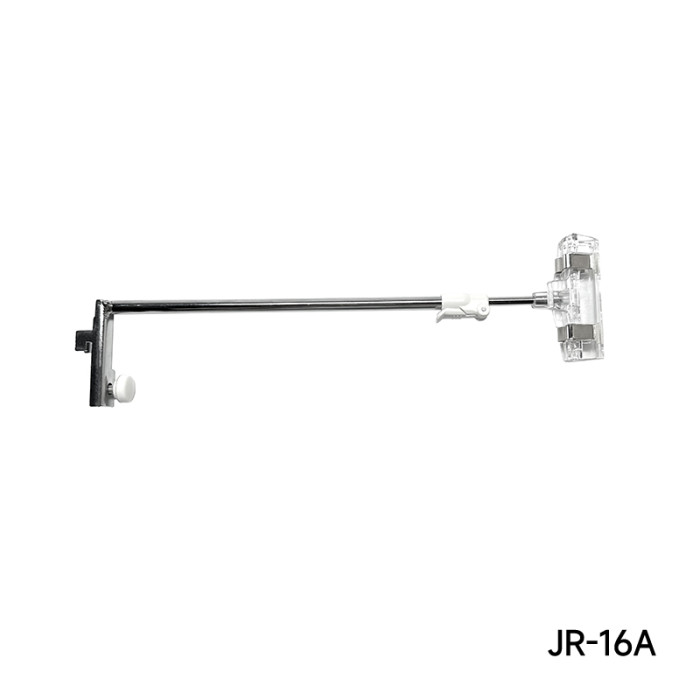 JR-16A Adjustable Length Shelf-Mounted Retail Sign Clip Shelf Sign Holder