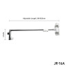 JR-16A Adjustable Length Shelf-Mounted Retail Sign Clip Shelf Sign Holder