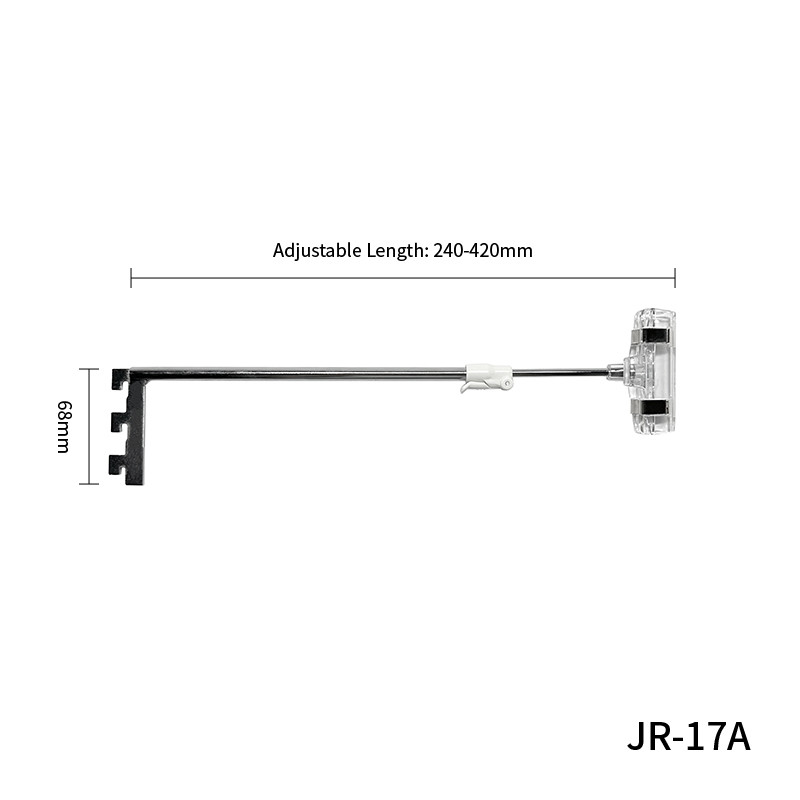 Shelf Banner Holder Size