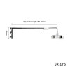 JR-17B Adjustable Length Shelf-Mounted Retail Sign Clip Shelf Sign Holder