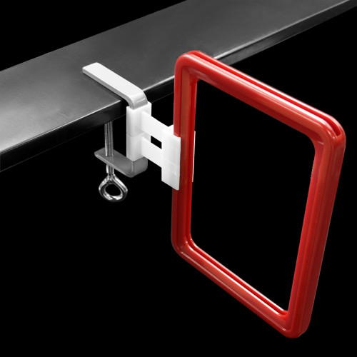 JR-26B U-Shaped Shelf Divider Clip Retail Shelf Categorizing Price Tag Holder with Display Frame