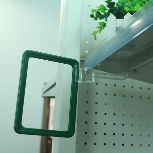 JK-25 Showcard Frames Accessories Retail Shelf Mount Magnetic Clip Holder for Securing Display Frame