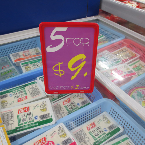 JK-32 Showcard Frames Accessories L Shape Frame Clips for Securing Display Frame