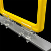 JK-43 Showcard Frames Accessories Advertising Frame Clip for Sign Holder Profile Rail Display Mount