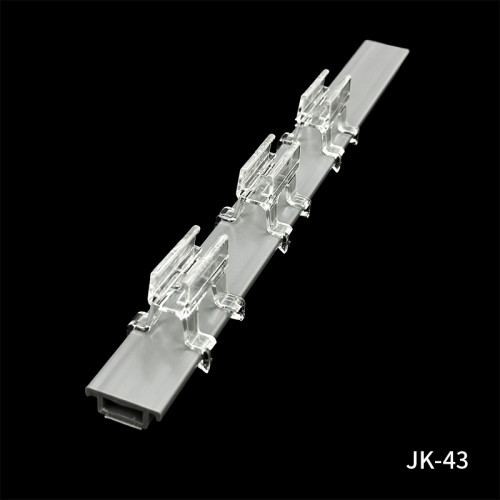 JK-43 Showcard Frames Accessories Advertising Frame Clip for Sign Holder Profile Rail Display Mount
