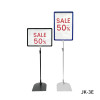 JK-3E Versatile Commercial Display Sign Stand | Adjustable Frame Display Stand and Metal Sign Holder