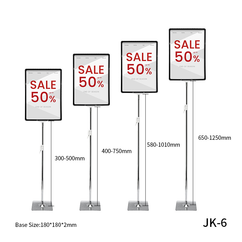 Sign Holder Stand Size
