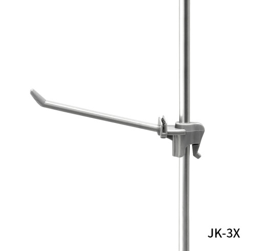 JK-3X Retail Merchandise Hook for Advertising Frame Display Stand, Adjustable Product Hanger